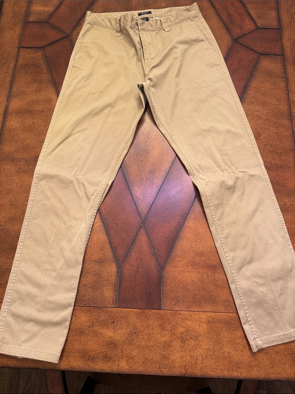 RVCA Men's Khaki Chino Pants - Beige/Tan